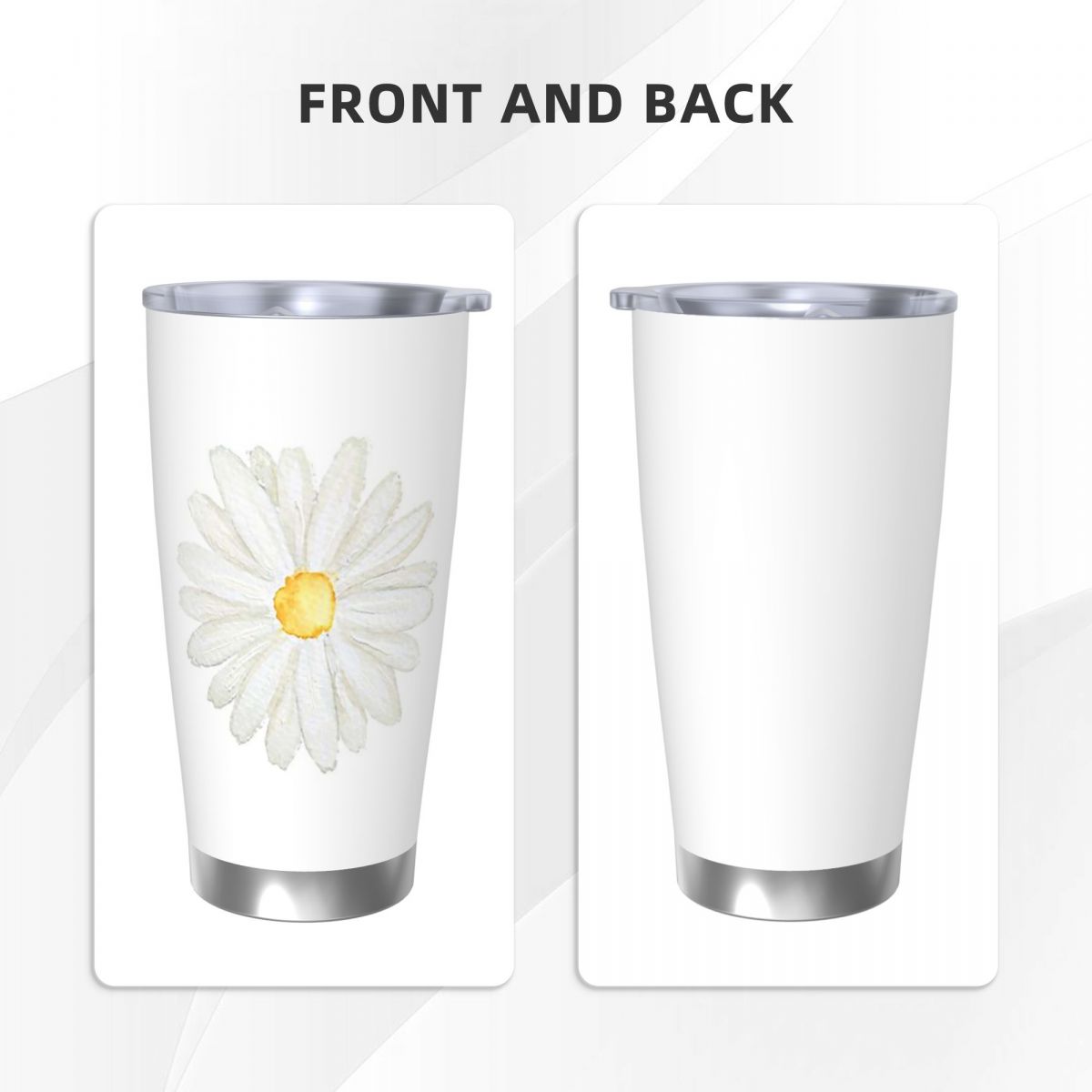 Hand Painted One Little White  - Tumbler 20Oz White recension och pris