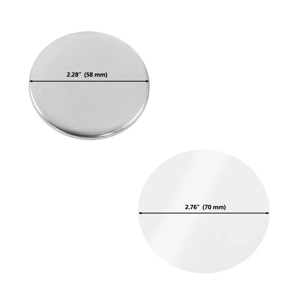 50pcs DIY Badge Material for P - Button Badge Blank recension och pris
