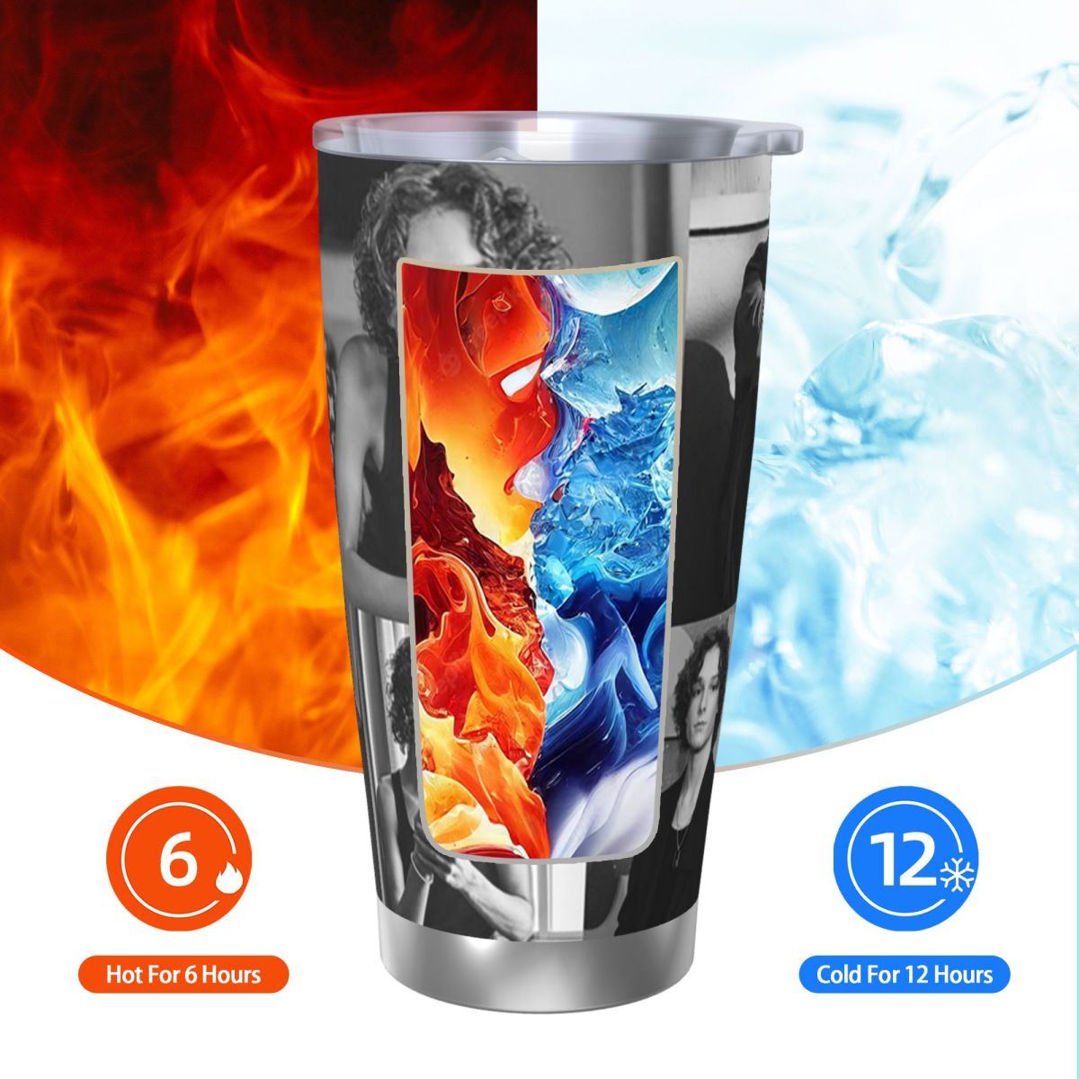 Black And White Mason Thames C - Tumbler 20Oz White recension och pris